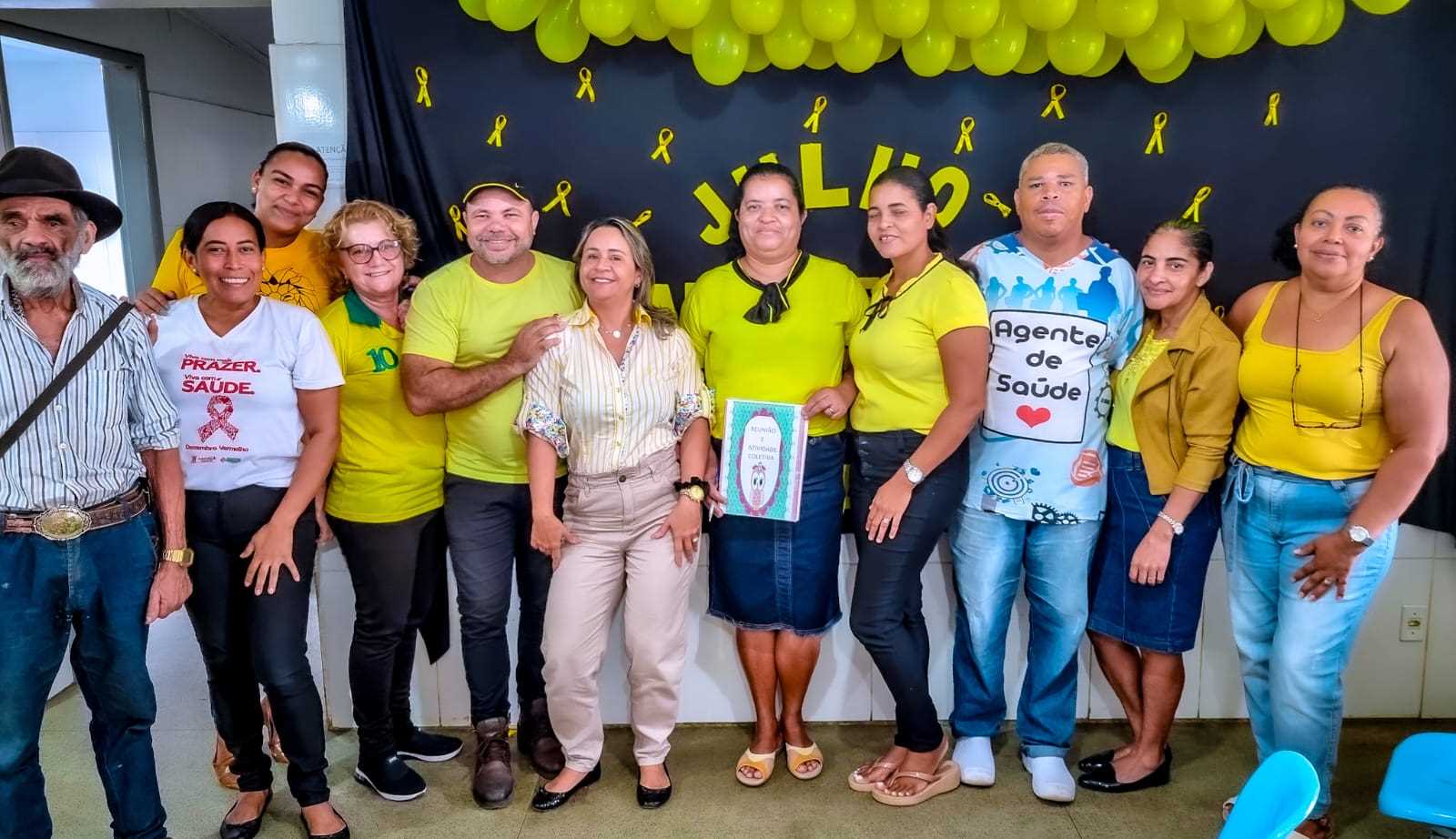 Camacã/Julho Amarelo: PSF Dr. Jaquisson de Deus II realiza campanha de conscientização contra as Hepatites Virais 
